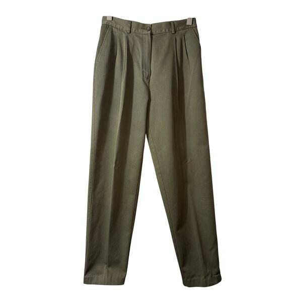 LL Bean Pants - LL Bean Original Fit Khaki Green 30" Long | EUC
